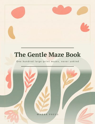Front cover of The Gentle Maze Book
